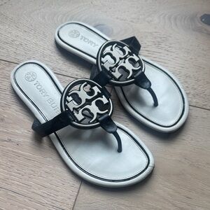 Tory Burch Monochrome Logo Sandals